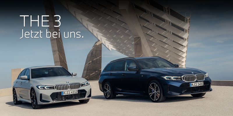 THE NEW 3. Die neue BMW3er Limousine und der neue BMW3er Touring überzeugen mehr denn je mit innovativen Technologien, dynamischen Fahreigenschaften und sportlichem Design. Zwei Modelle - ein Fahrerlebnis.