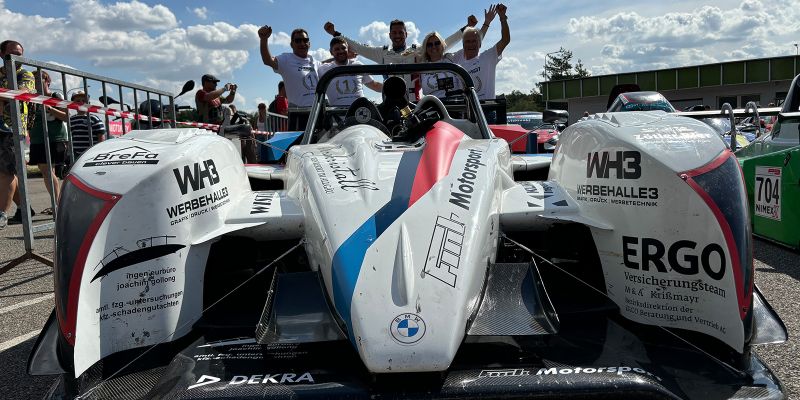 Das Team von Fink Motorsport mit Marco Fink