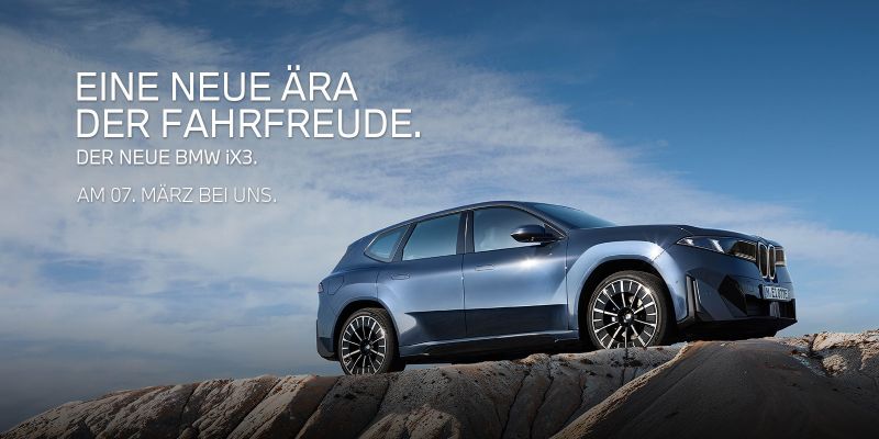 der neue BMW iX3. Eine neue Ära der Fahrfreude.