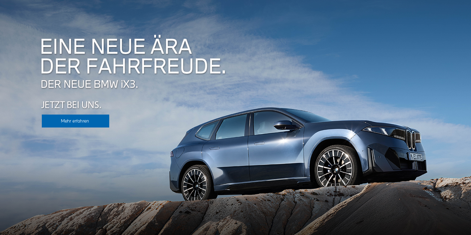 DER NEUE BMW iX3. EINE NEUE ÄRA DER FAHRFREUDE. DER NEUE BMW iX3. EINE NEUE ÄRA DER FAHRFREUDE.